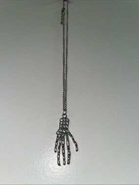 Skeleton Hand Pendant Necklace - Women Jewelry